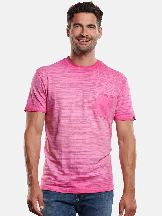 engbers Herren Rundhals T-Shirt Magenta 31785