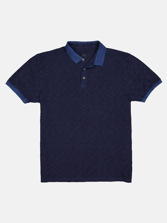 engbers Herren Polo-Shirt strukturiert Saphirblau 33050