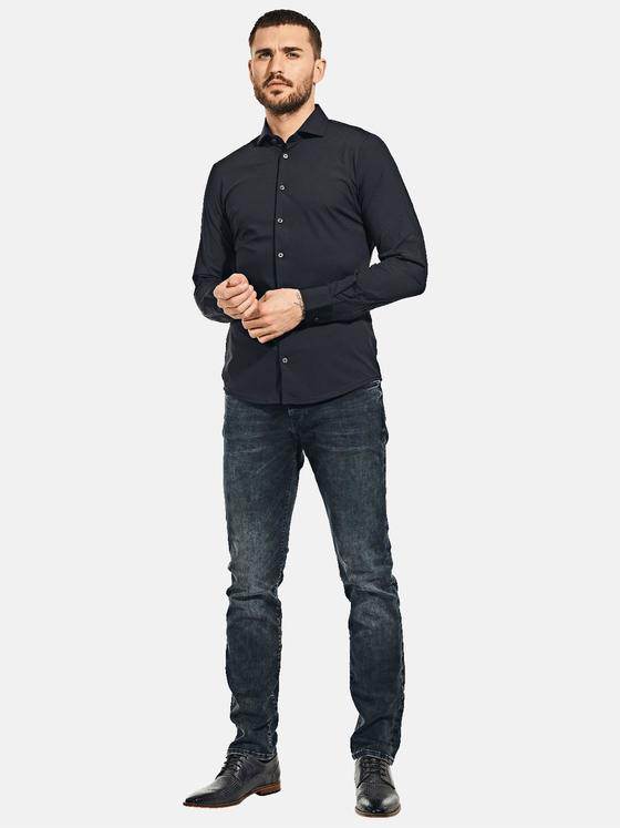 emilio adani Herren Funktions-Hemd Langarm Schwarz 35834