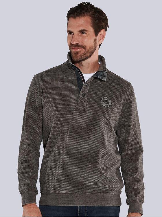 engbers Herren Sweatshirt uni Braun 35674