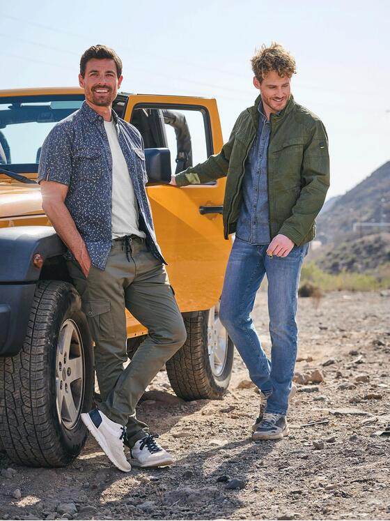 engbers Herren Jacke aus Baumwolle Grün 32582