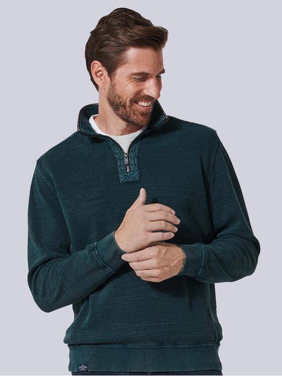 engbers Herren Sweatshirt regular Türkis 35231