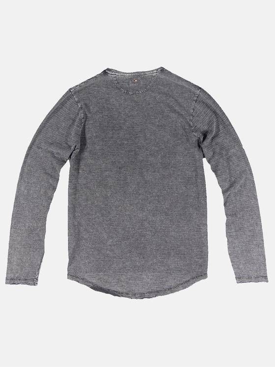 emilio adani Herren Rundhals Shirt Grau 31775