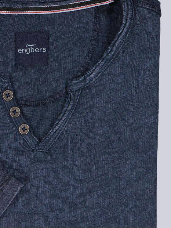 engbers Herren T-Shirt uni Saphirblau 38976