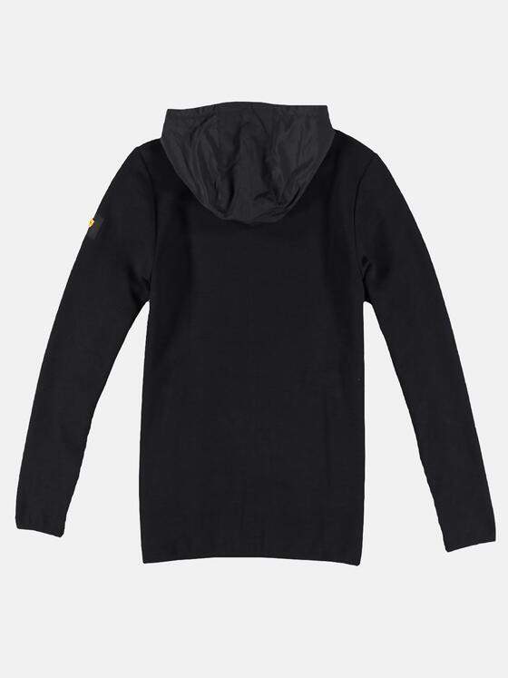 emilio adani Herren Sweatjacke im Athleisure-Stil Schwarz 30557