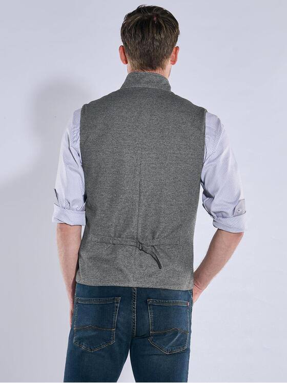 engbers Herren Sakko-Weste mit Zipper Grau 39401