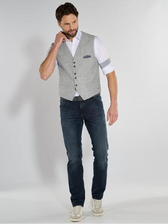 engbers Herren Sakko-Weste regular Grau 36492