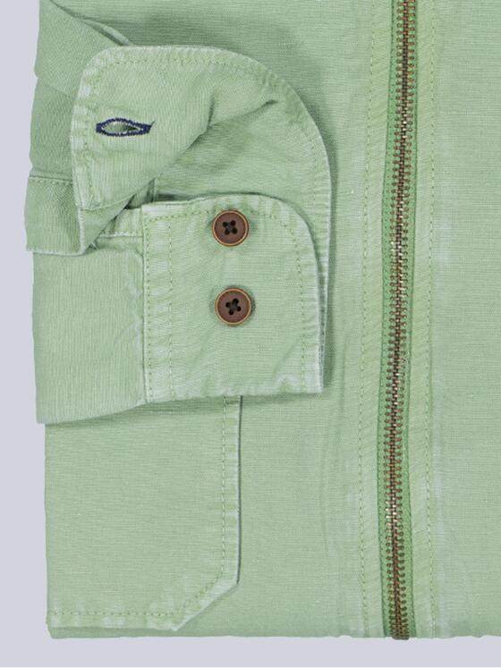 engbers Herren Overshirt in Halbleinen-Qualität Gruen 38662