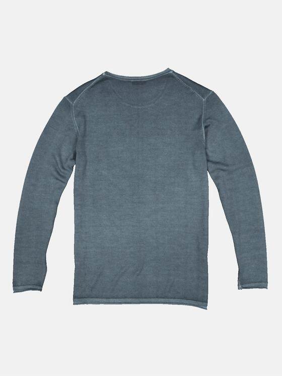 emilio adani Herren Pullover aus feiner Merino-Wolle Türkis 33355