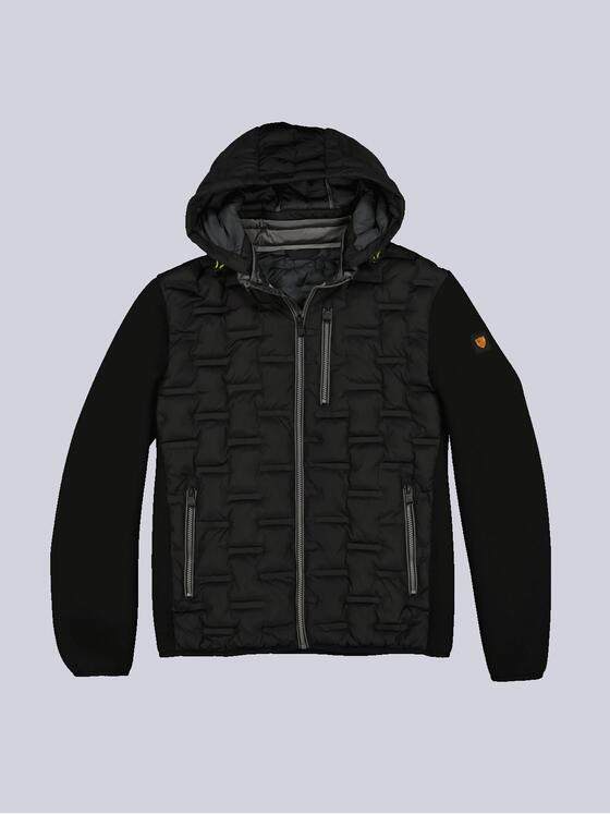 emilio adani Herren Steppjacke regular Schwarz 35197