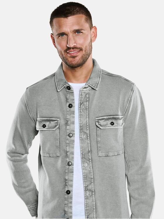 emilio adani Herren Sweat-Overshirt Grau 33353