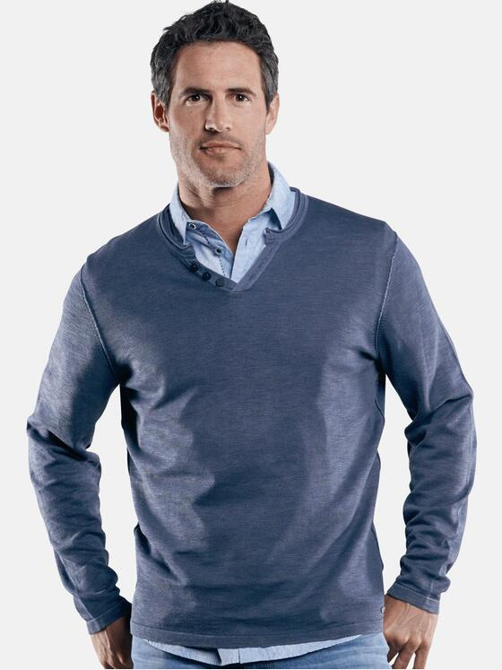 engbers Herren Pullover Marineblau 29489