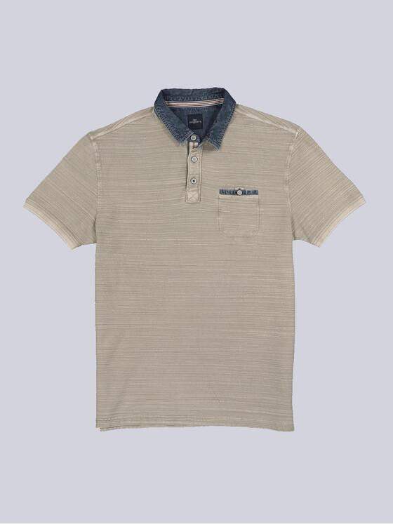 engbers Herren Polo-Shirt strukturiert Braun 35239