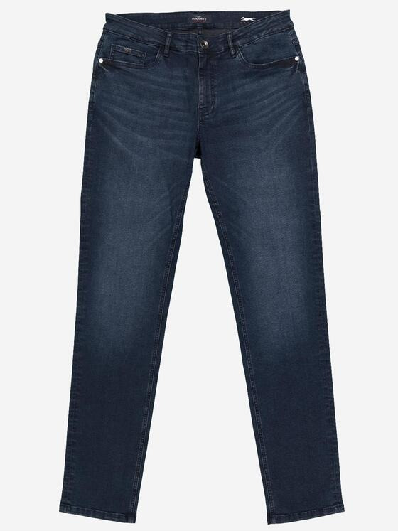 engbers Herren Super-Stretch-Jeans regular Blau 37205