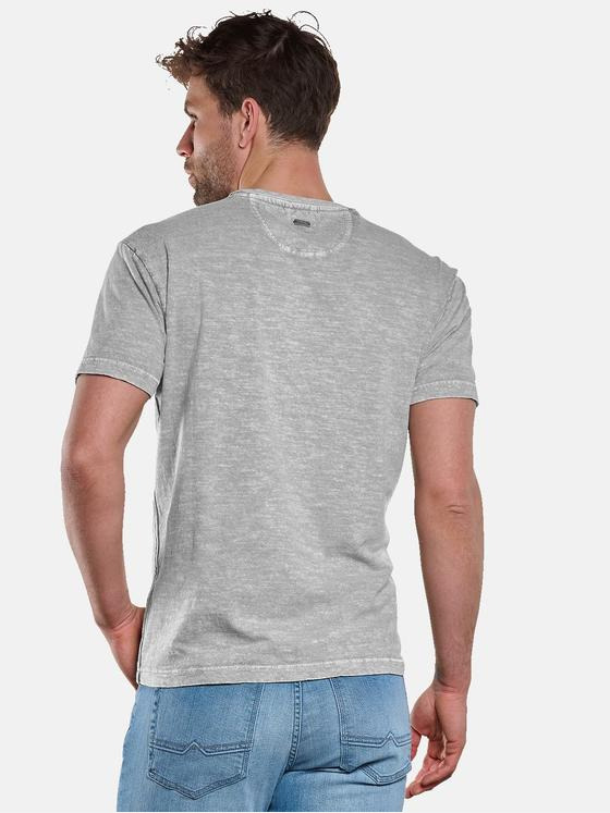 engbers Herren T-Shirt Rundhals uni Dunkelgrau 33113