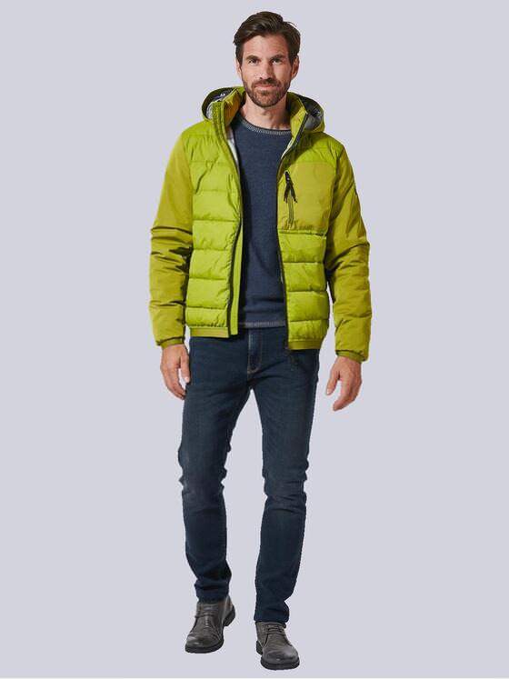 engbers Herren Steppjacke mit abnehmbarer Kapuze Grün 35423
