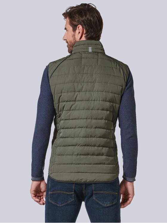 engbers Herren Steppweste regular Grün 35182