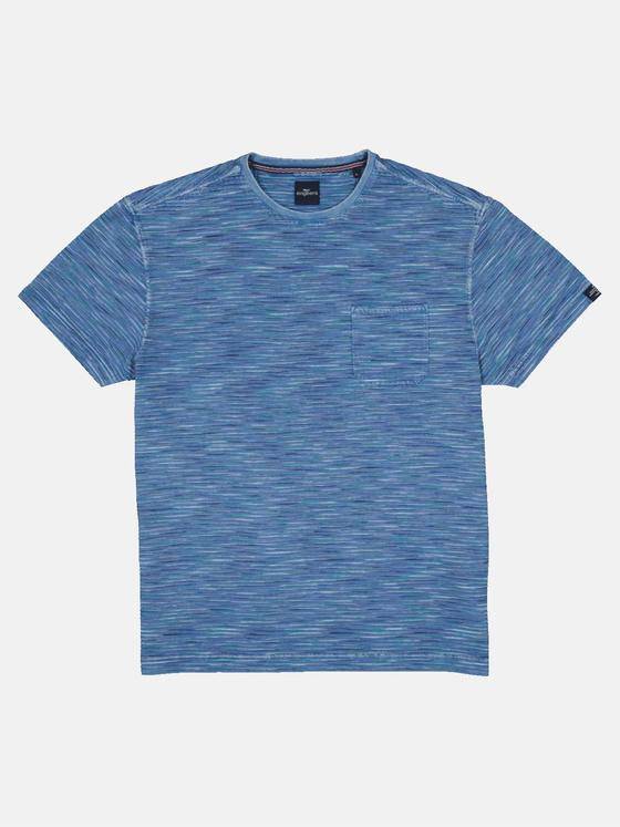 engbers Herren T-Shirt gestreift Brilliantblau 33109