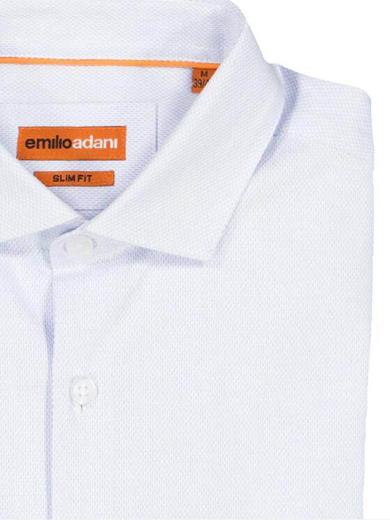 emilio adani Herren Langarm-Hemd "My Favorite" Blau 36207