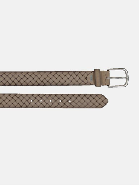 emilio adani Herren Ledergürtel strukturiert Beige 36923
