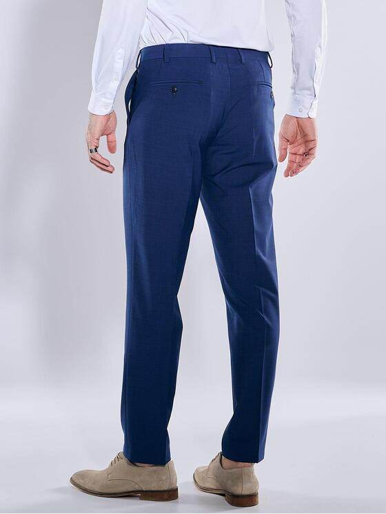 emilio adani Herren Anzug-Hose slim fit Blau 38437