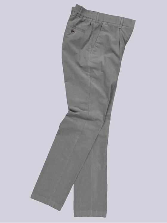 ENGBERS GERMANY Herren Chino in softer Cord-Qualität Grau 35468