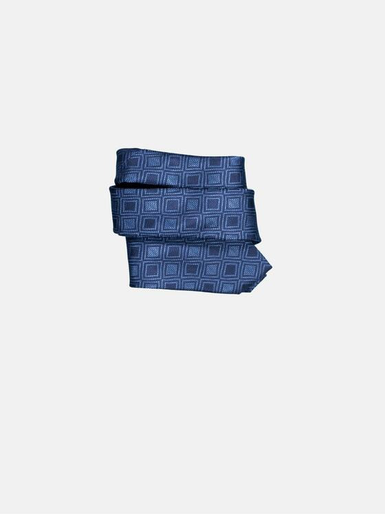 engbers Herren Krawatte gemustert Blau 35096