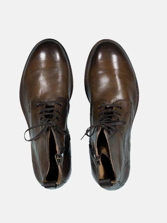 emilio adani Herren Boot mit seitlichem Reißverschluss Braun 33596