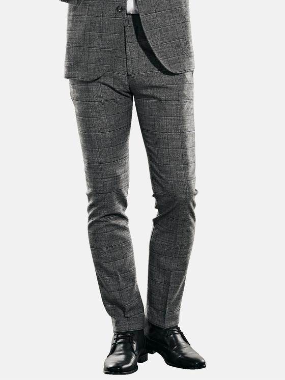 emilio adani Herren Anzughose slim fit Grau 32040