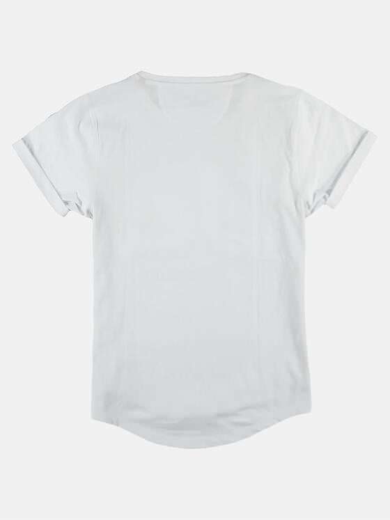 emilio adani Herren Cityprint T-Shirt Weiß 27253