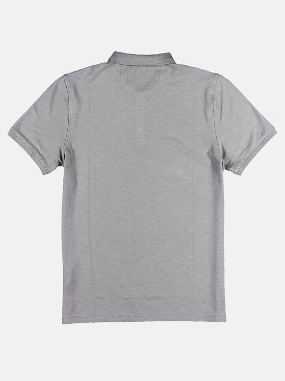 ENGBERS GERMANY Herren softes Poloshirt aus Baumwoll-Modal-Mix Mausgrau 29837