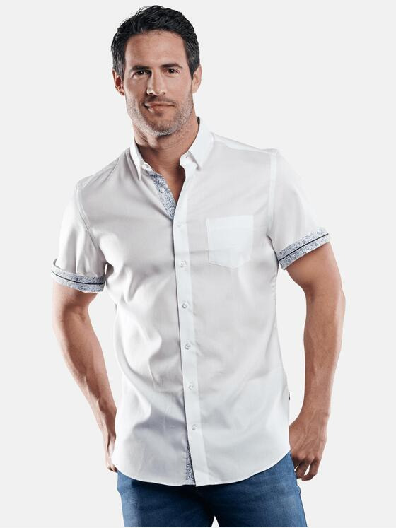 engbers Herren 100% bügelfreies Hemd Reinweiss 29452