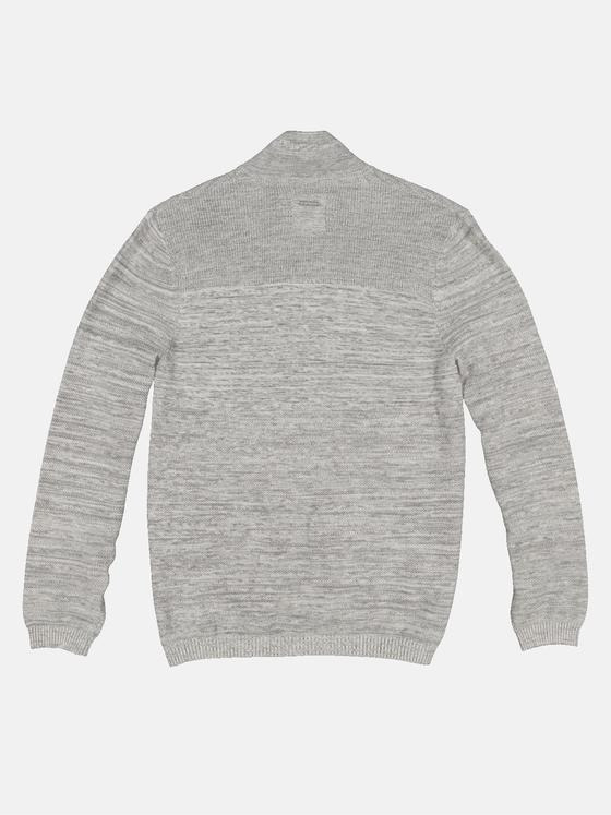 engbers Herren Strickjacke meliert Grau 32418