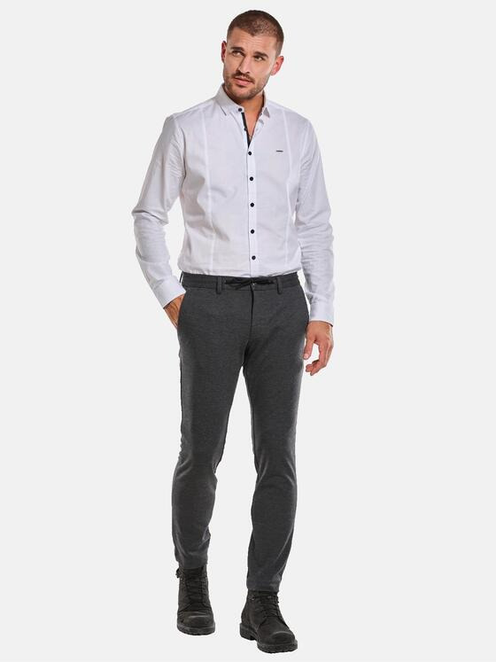 emilio adani Herren Chino mit Tunnelzug Grau 33699