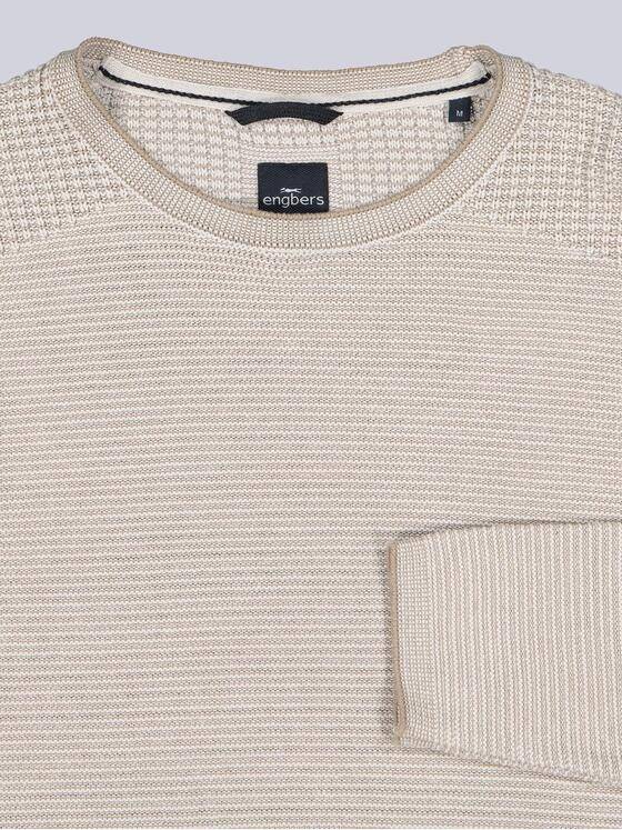engbers Herren Pullover regular Beige 38312