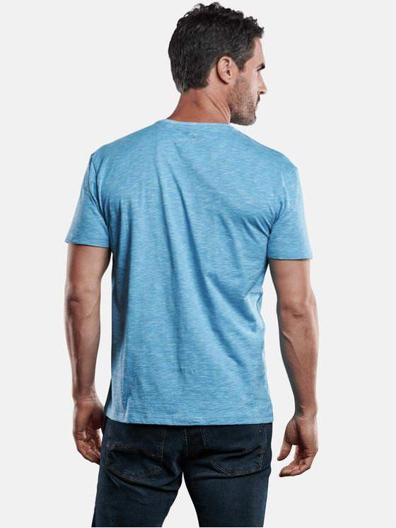 engbers Herren V-Neck T-Shirt Türkis 28909