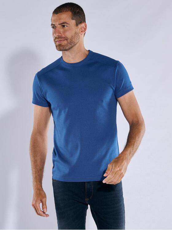 engbers Herren Basic-Shirt "My Favorite" organic Blau 37301
