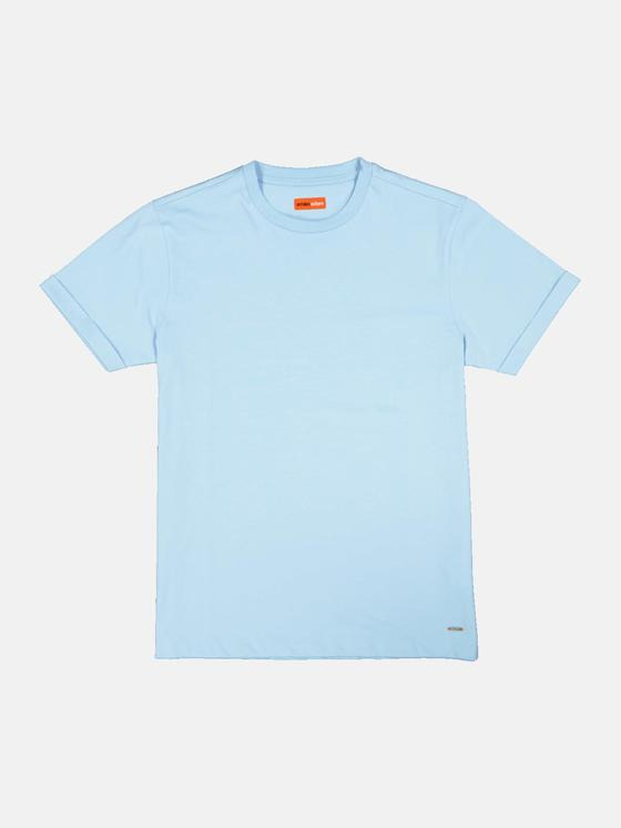 emilio adani Herren T-Shirt uni Blau 36177
