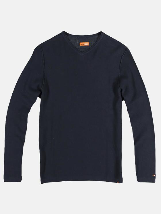 emilio adani Herren lässiger Allround-Pullover Blau 29206