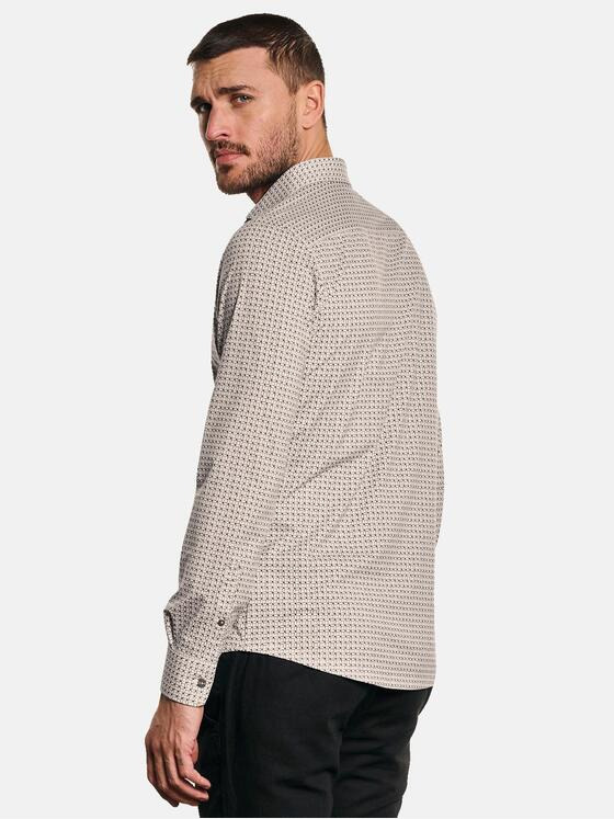emilio adani Herren Funktions-Hemd gemustert Braun 32978