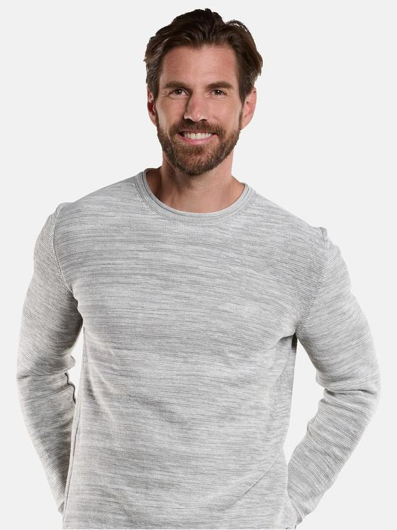 engbers Herren Pullover Rundhals Grau 34137