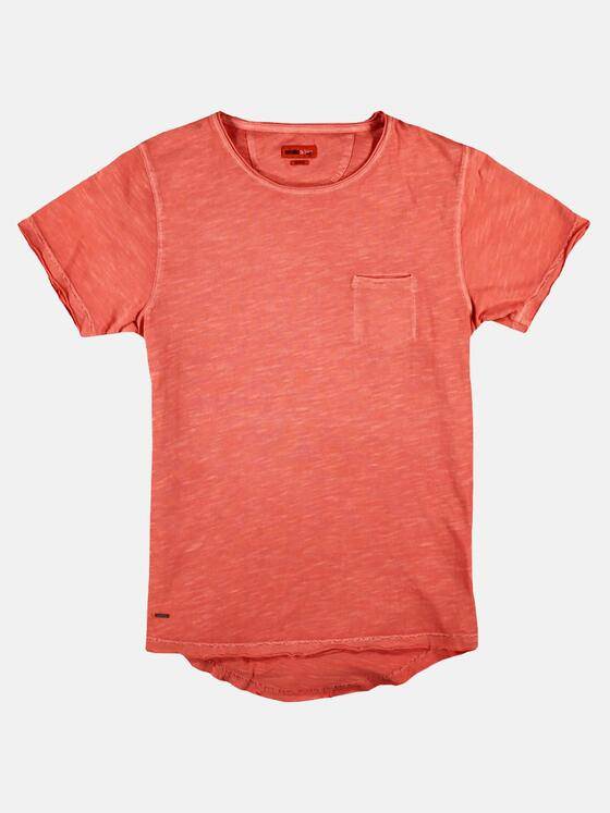emilio adani Herren modisches T-Shirt Rot 27264