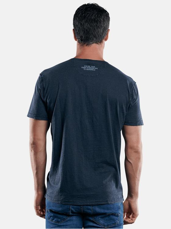 engbers Herren Henley T-Shirt Saphirblau 29221