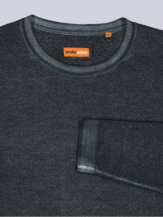 emilio adani Herren Pullover aus Merinowolle Dunkelgruen 39546