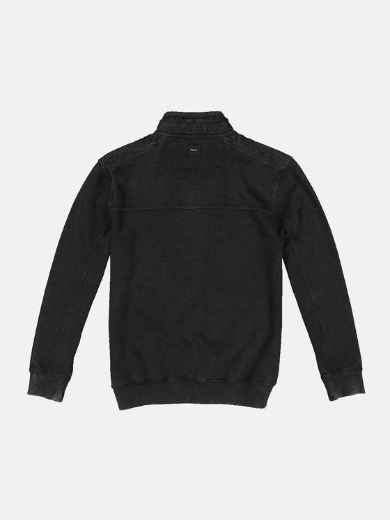 engbers Herren Sweatshirt mit Stehkragen Schwarz 33764