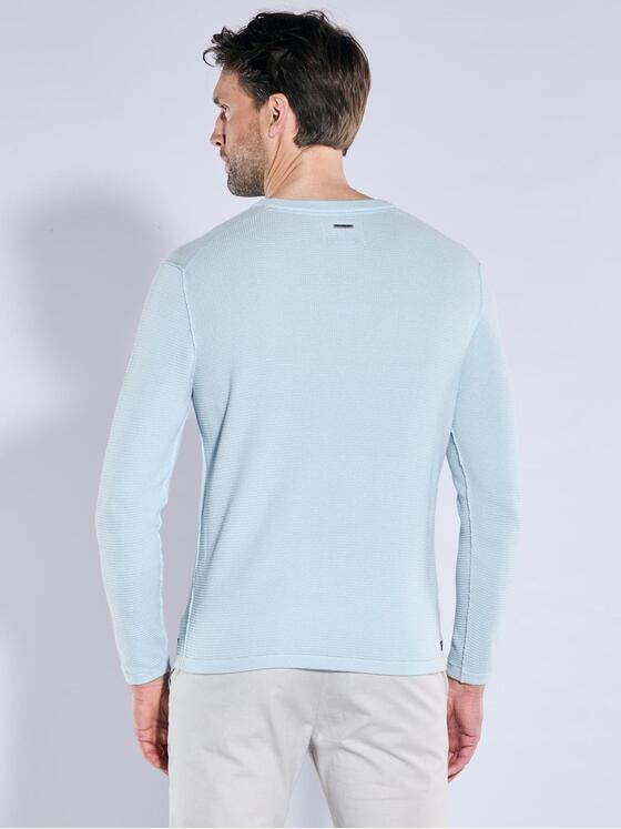 engbers Herren Pullover strukturiert Hellblau 38703