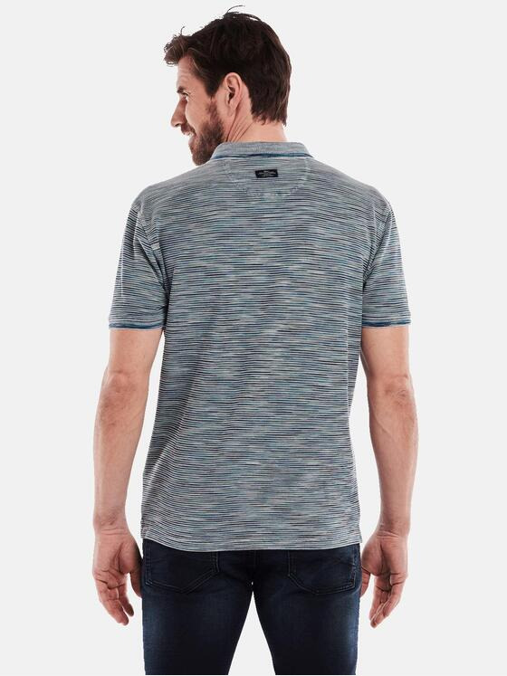 engbers Herren Polo-Shirt meliert Grau 35088