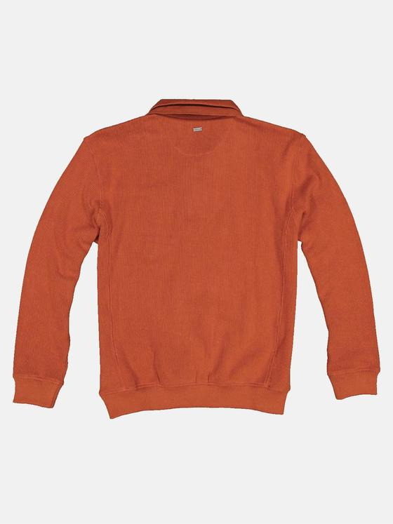 engbers Herren Sweatshirt Stehbund Dunkelorange 32299