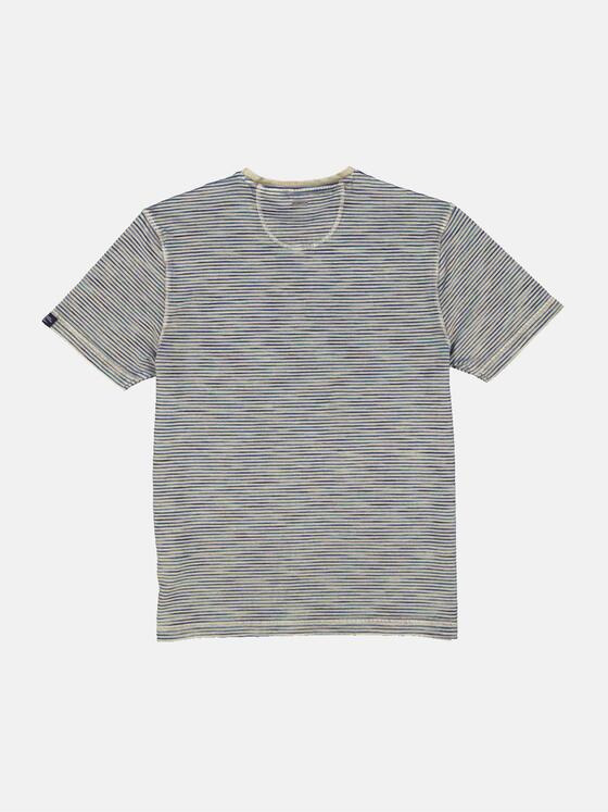 engbers Herren T-Shirt gestreift Beige 34517