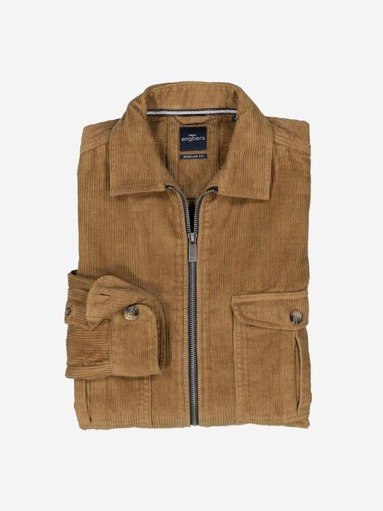 engbers Herren Overshirt uni Braun 37573